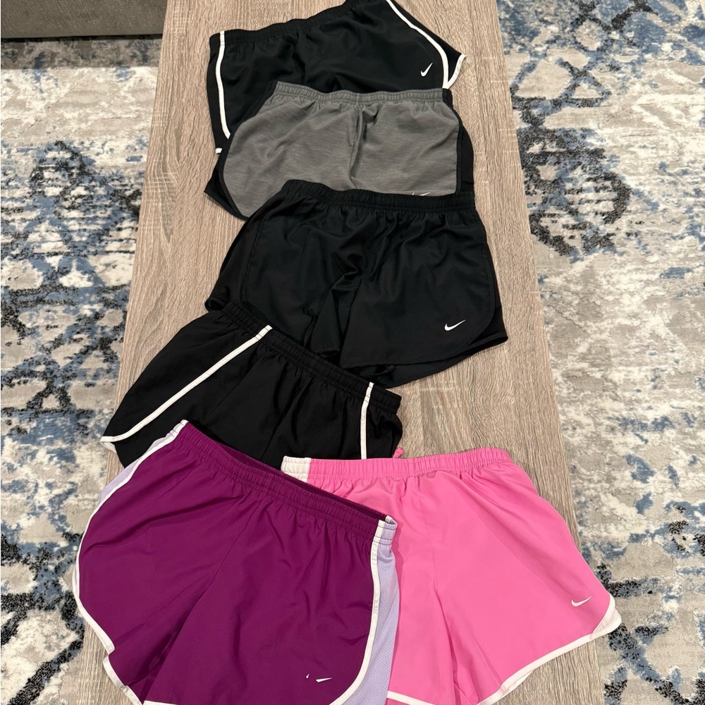 Nike Girls Athletic Shorts - Black, Gray, Pink, Purple